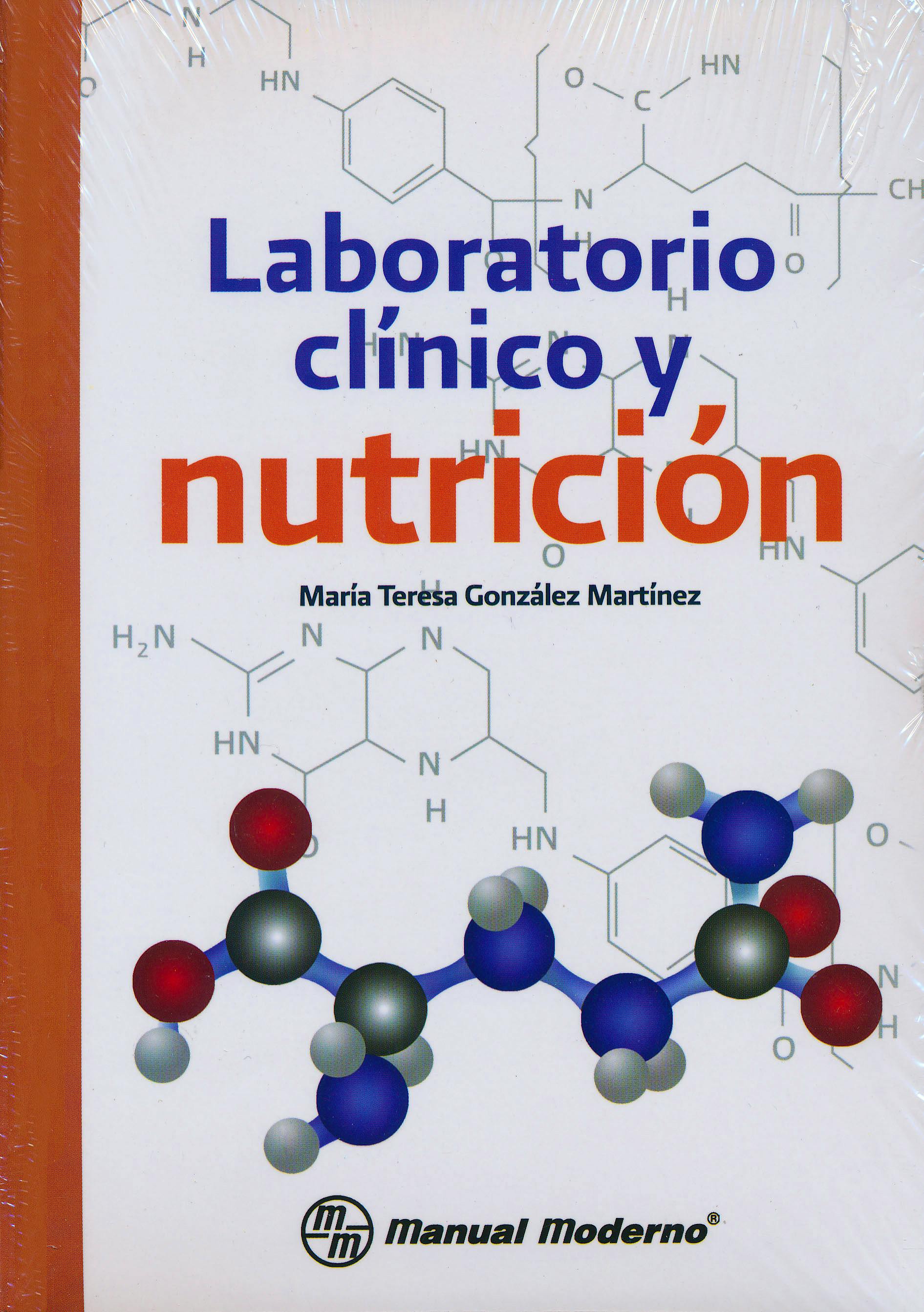 Portada del libro 9786074482119 Laboratorio Clinico y Nutricion