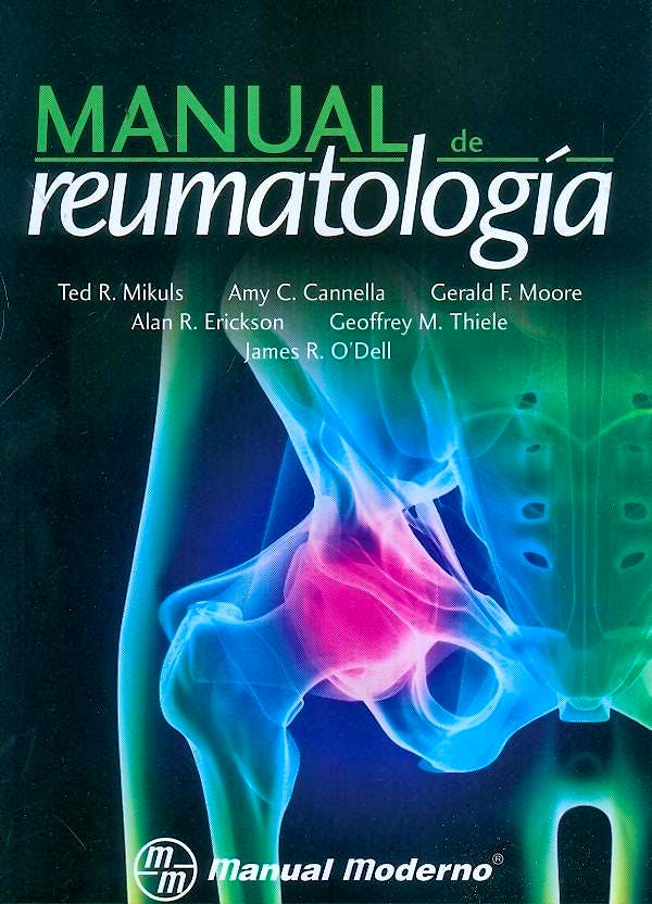 Portada del libro 9786074483833 Manual de Reumatología