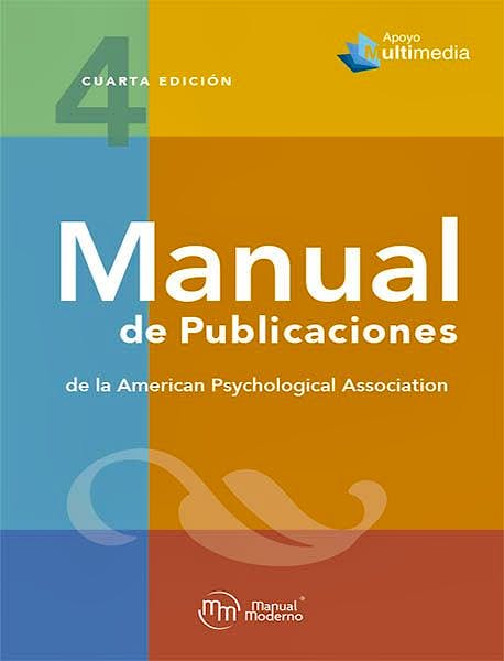 Manual De Publicaciones De La American Psychological Association Manual Apa 9786074488562 