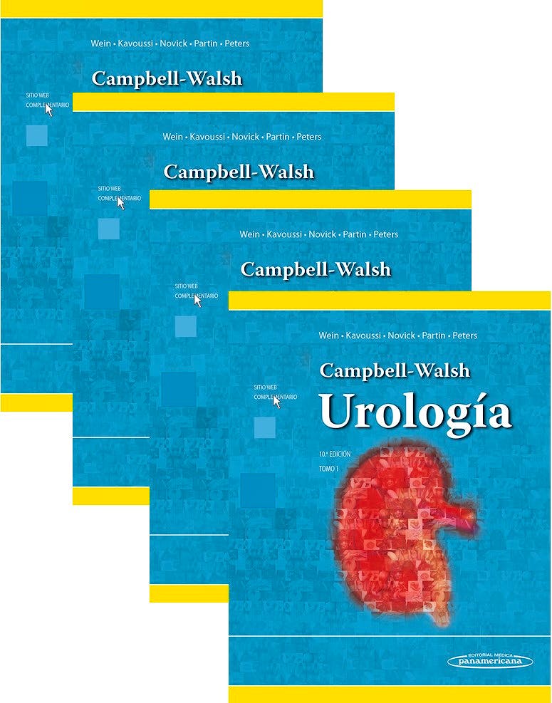 Portada del libro 9786079356453 Campbell Walsh Urología (4 Volúmenes)