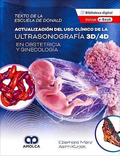 Portada del libro 9786287528505 Texto de la Escuela de Donald. Actualización del Uso Clínico de la Ultrasonografía 3D/4D en Obstetricia y Ginecología