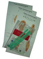 Láminas Puntos Auriculoterapia (Set de 3 Láminas 50 x 100 cm.), Español-Chino, con Varillas de Sujeción Incluidas