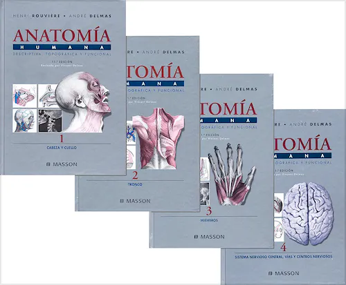 Portada del libro 9787445815345 Lote Pack Rouviere Anatomia Humana, 4 Vols. (Obra Completa)