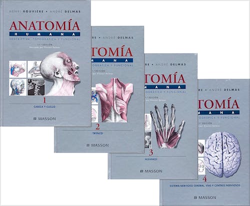 Portada del libro 9787445815345 Lote Rouviere Anatomia Humana, 4 Vols. (Obra Completa)