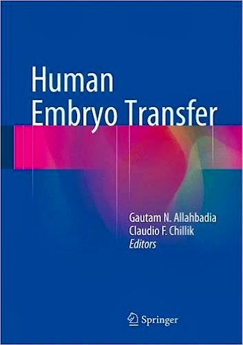 Portada del libro 9788132211143 Human Embryo Transfer