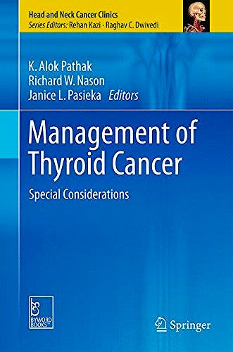 Portada del libro 9788132224334 Management of Thyroid Cancer. Special Considerations (Head and Neck Cancer Clinics)