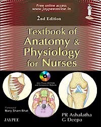 Portada del libro 9788184487589 Textbook of Anatomy and Physiology for Nurses + Cd-Rom