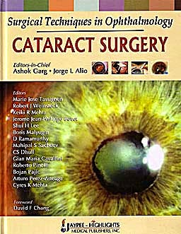 Portada del libro 9788184487763 Surgical Techniques in Ophthalmology. Cataract Surgery