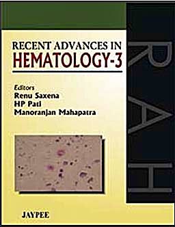 Portada del libro 9788184488883 Recent Advances in Hematology, Vol. 3