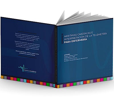 Portada del libro 9788409683734 Arritmias Cardíacas e Interpretación de la Telemetría para Enfermería