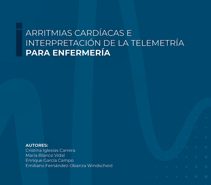 Portada del libro 9788409683734 Arritmias Cardíacas e Interpretación de la Telemetría para Enfermería