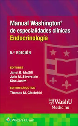 Portada del libro 9788410870673 Manual WASHINGTON de Especialidades Clínicas: Endocrinología