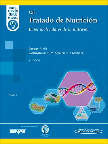 Portada del libro 9788411061629 GIL Tratado de Nutrición, Tomo 2: Bases Moleculares de la Nutrición