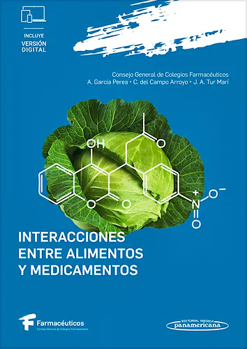 Portada del libro 9788411062015 Interacciones entre Alimentos y Medicamentos