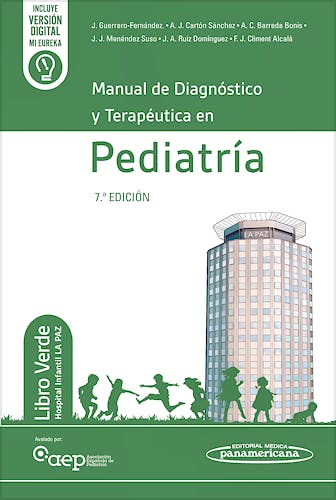 Portada del libro 9788411063708 Manual de Diagnóstico y Terapéutica en Pediatría (LIBRO VERDE Hospital Infantil La Paz)