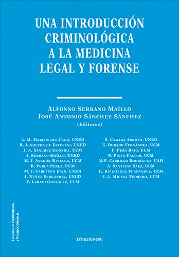 Portada del libro 9788413246628 Una Introducción Criminológica a la Medicina Legal y Forense