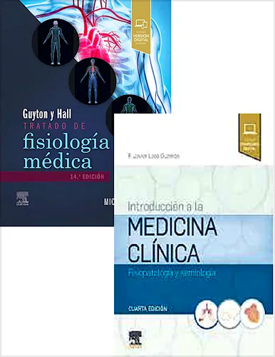 Portada del libro 9788413821948 Lote Pack GUYTON y HALL Tratado de Fisiología Médica + Introducción a la Medicina Clínica. Fisiopatología y Semiología