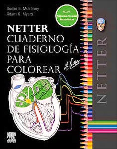 Portada del libro 9788413822143 NETTER Cuaderno de Fisiología para Colorear