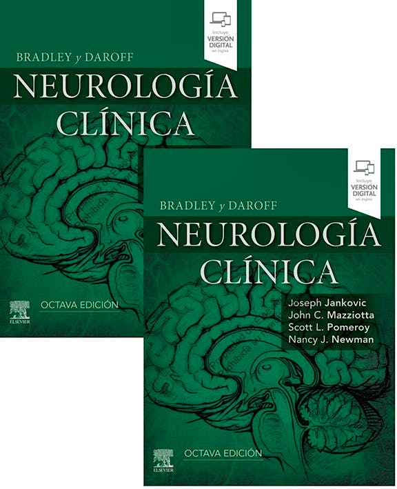 Portada del libro 9788413822259 BRADLEY y DAROFF Neurología Clínica (2 Volúmenes)