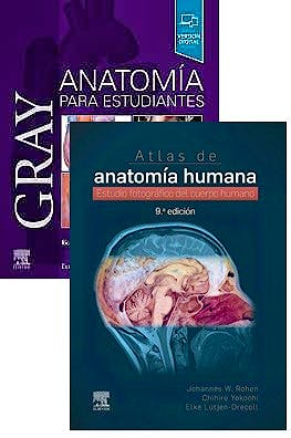 Portada del libro 9788413822563 Lote GRAY Anatomía para Estudiantes + ROHEN Atlas de Anatomía Humana