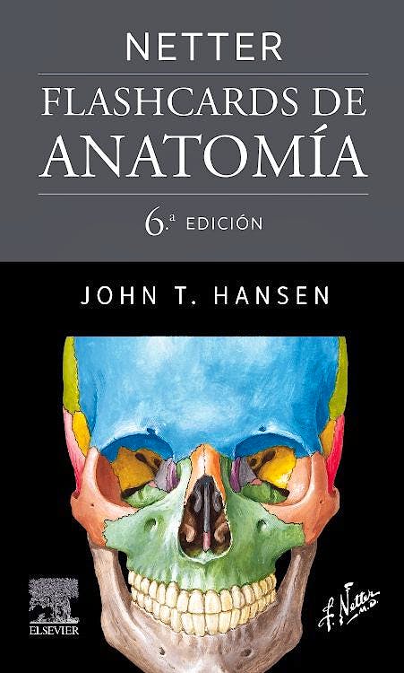 Portada del libro 9788413823874 NETTER Flashcards de Anatomía