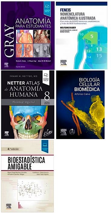 Lote GRAY Anatomía Para Estudiantes + FENEIS Nomenclatura Anatómica ...