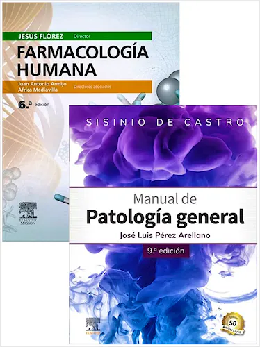 Portada del libro 9788413828909 Lote Pack FLÓREZ Farmacología Humana + SISINIO DE CASTRO Manual de Patología General