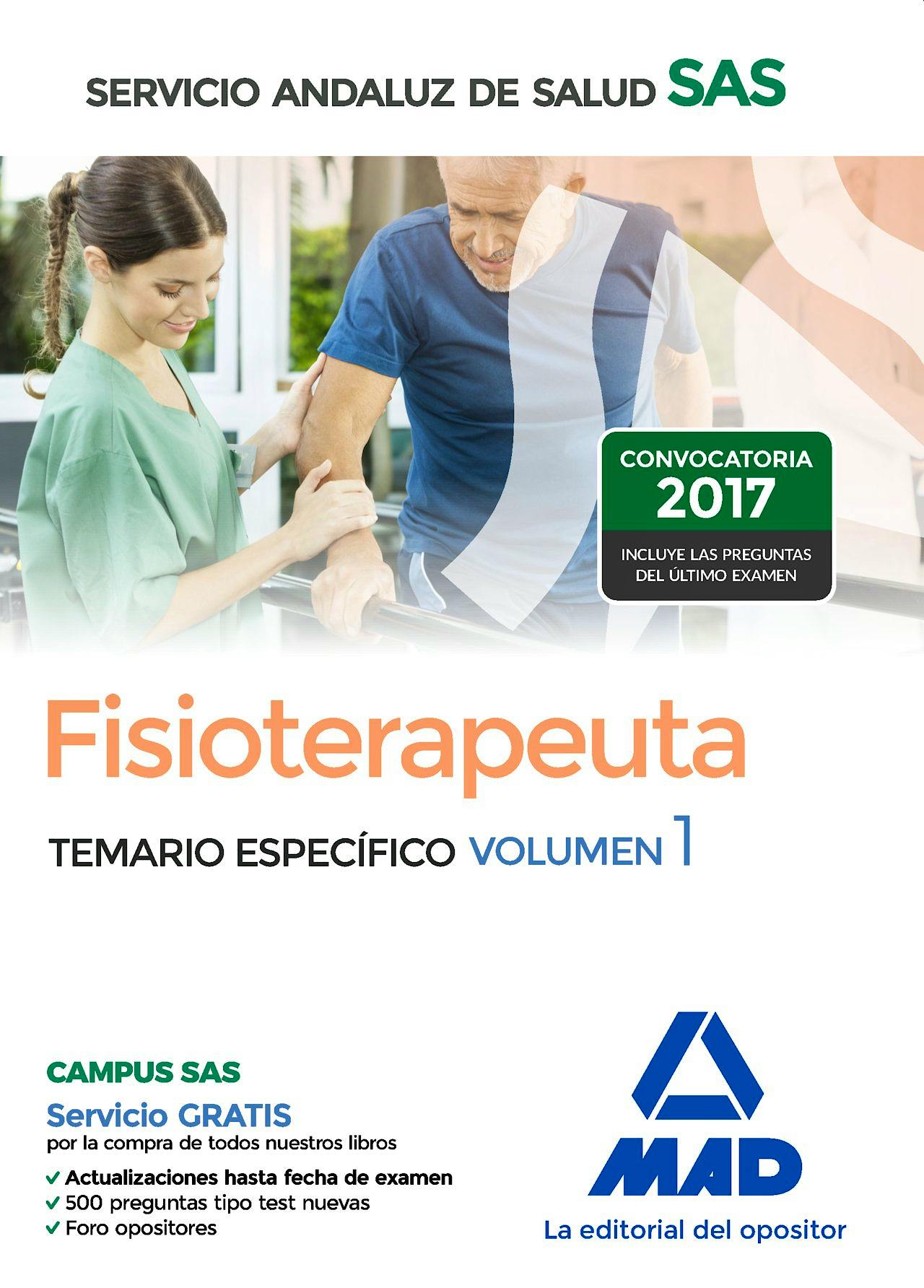 Portada del libro 9788414203804 Fisioterapeuta Servicio Andaluz de Salud (SAS). Temario Específico, Vol. 1
