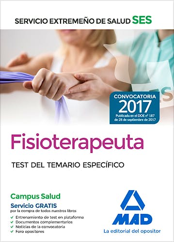 Portada del libro 9788414211298 Fisioterapeuta Servicio Extremeño de Salud (SES). Test del Temario Específico