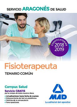 Portada del libro 9788414217702 Fisioterapeuta Servicio Aragonés de Salud. Temario Común