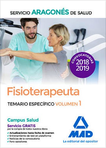 Portada del libro 9788414217979 Fisioterapeuta Servicio Aragonés de Salud. Temario Específico, Vol. 1