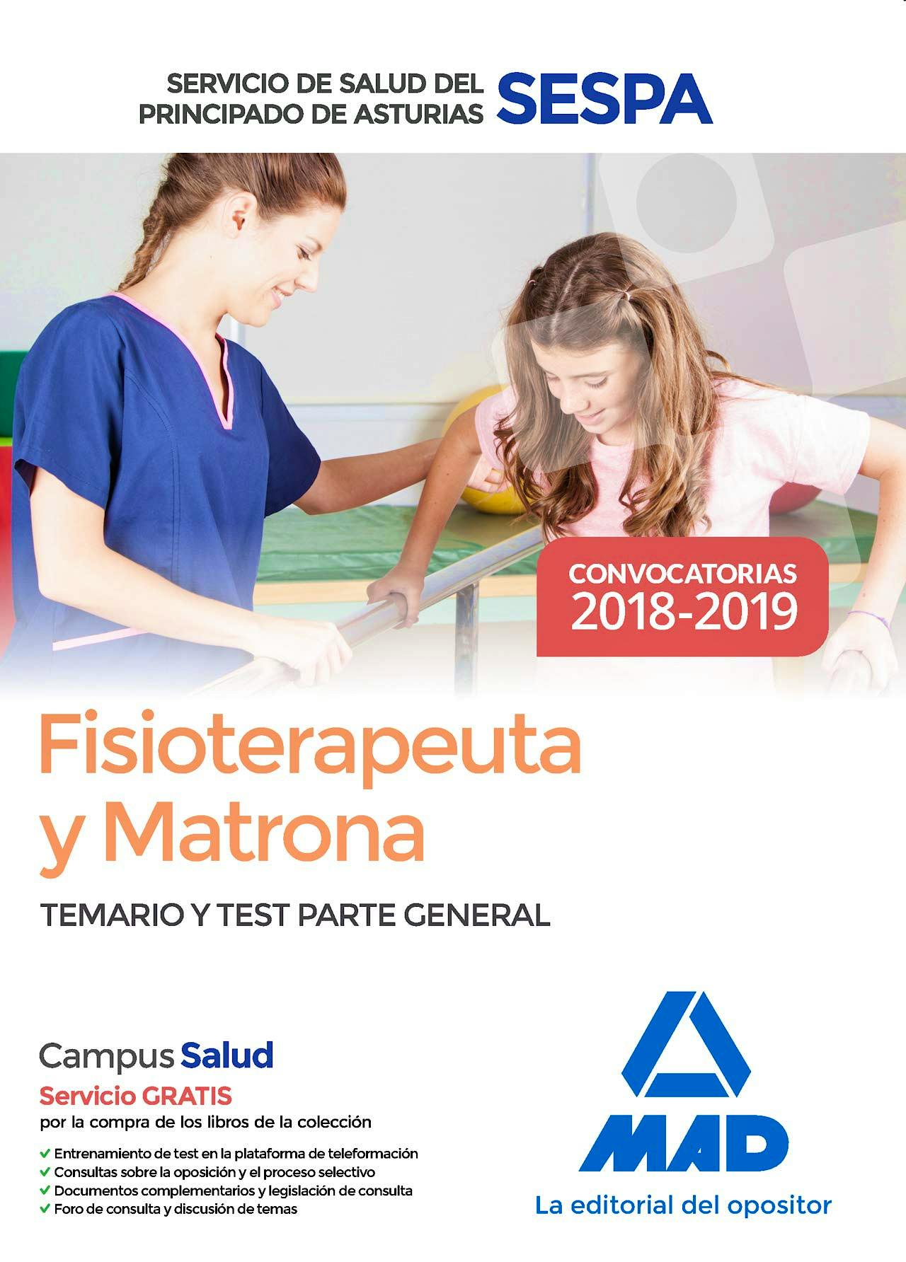 Portada del libro 9788414220290 Fisioterapeuta y Matrona Servicio de Salud del Principado de Asturias (SESPA). Temario y Test Parte General