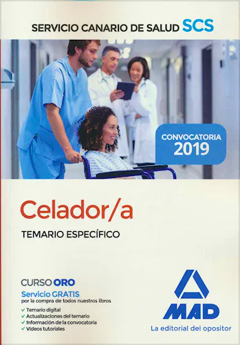 Portada del libro 9788414228036 Celador/a Servicio Canario de Salud (SCS). Temario Específico
