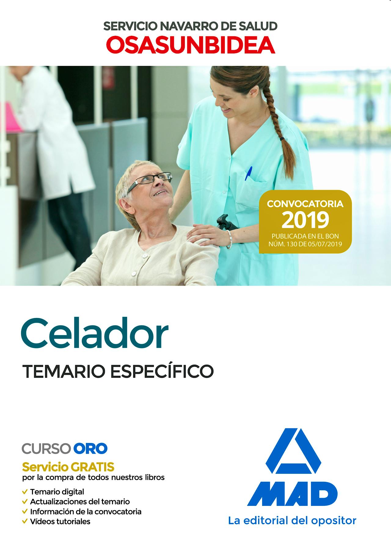 Celador Servicio Navarro de Salud-Osasunbidea. Temario Específico