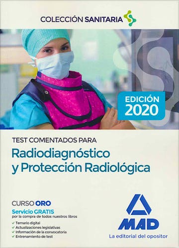 Portada del libro 9788414232507 Test Comentados para Radiodiagnóstico y Protección Radiológica