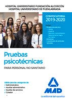Portada del libro 9788414232835 Pruebas Psicotécnicas para Personal NO Sanitario Hospital Universitario Fundación de Alcorcón y Hospital Universitario de Fuenlabrada