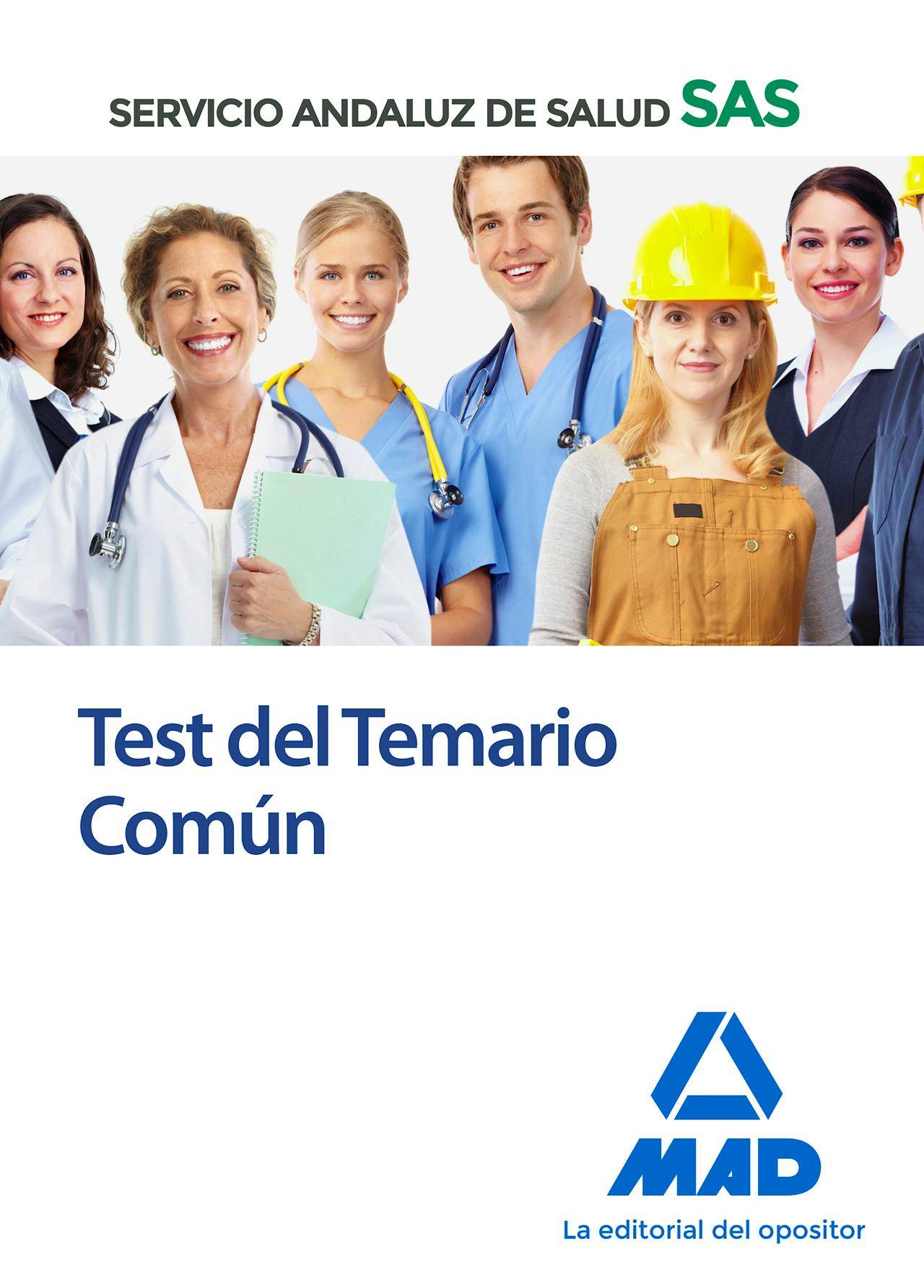 Portada del libro 9788414234969 Test del Temario Común Servicio Andaluz de Salud (SAS)