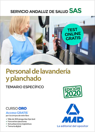 Portada del libro 9788414237953 Personal de Lavandería y Planchado Servicio Andaluz de Salud (SAS). Temario Específico