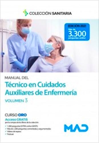 Portada del libro 9788414242759 Manual del Técnico en Cuidados Auxiliares de Enfermería, Vol. 3