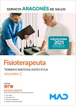 Portada del libro 9788414252338 Fisioterapeuta Servicio Aragonés de Salud (SALUD) Temario Materia Específica Volumen 2