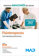 Portada del libro 9788414255346 Fisioterapeuta Servicio Aragonés de Salud (SALUD) Test Materia Específica