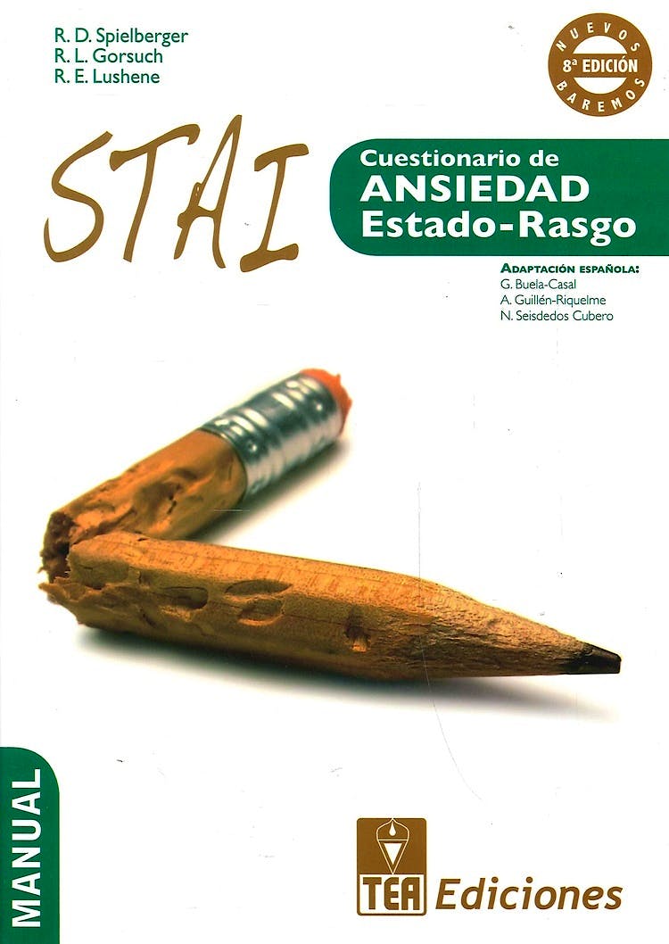 Portada del libro 9788415262268 STAI. Cuestionario de Ansiedad Estado-Rasgo (Juego Completo)