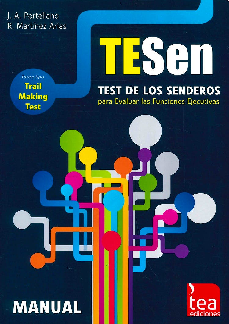 Portada del libro 9788415262961 TESEN Test de los Senderos para Evaluar Funciones Ejecutivas. Juego Completo