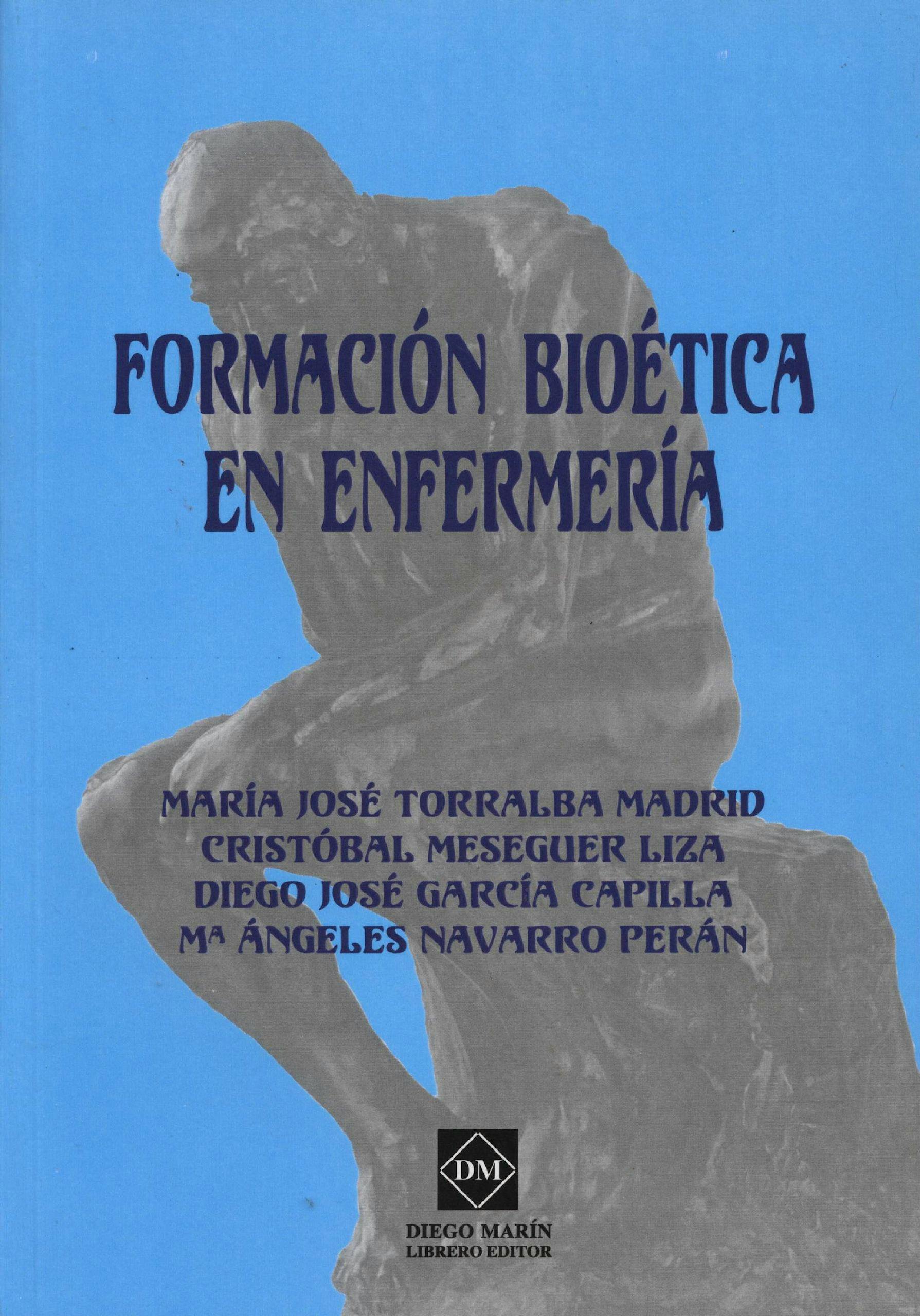 Portada del libro 9788415429760 Formación Bioética en Enfermería