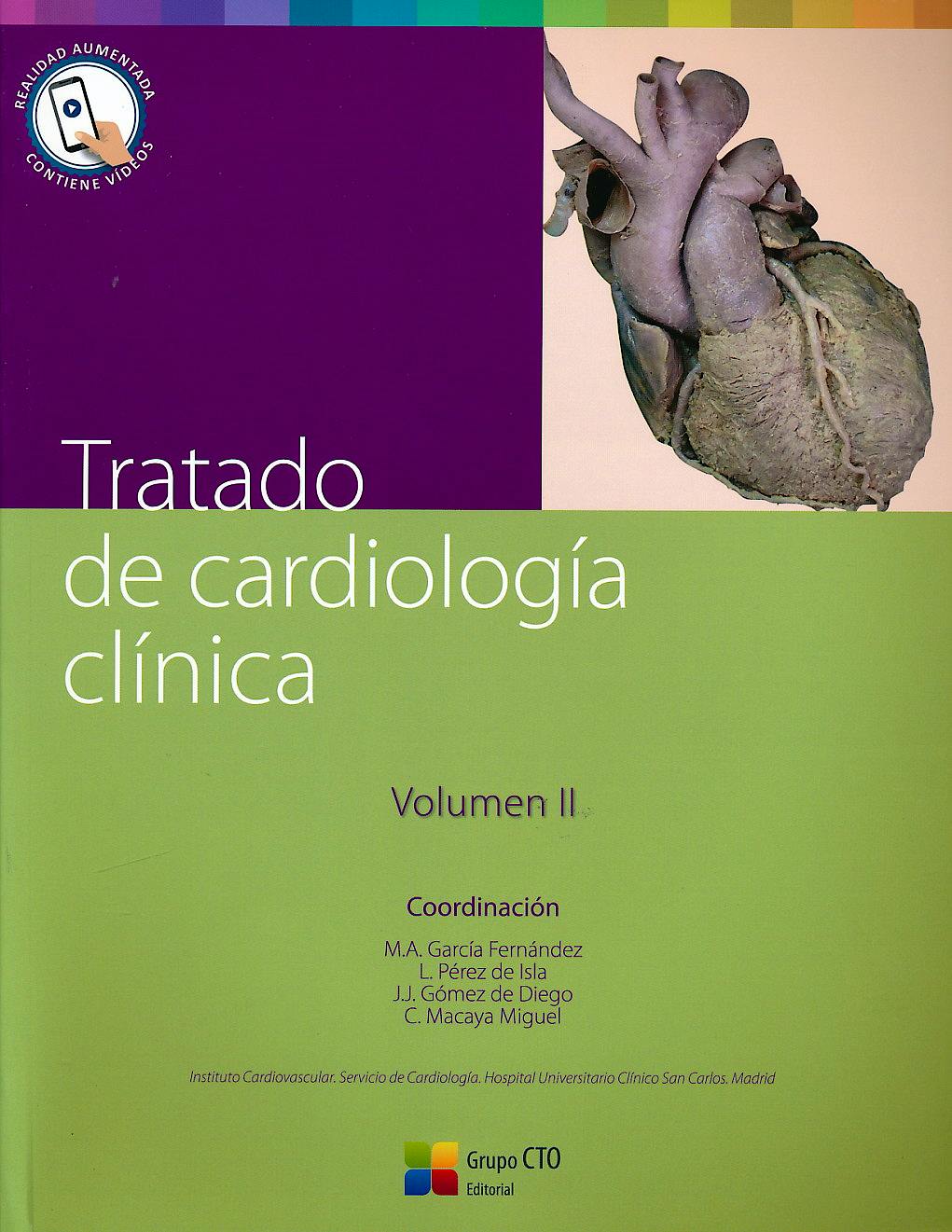 Portada del libro 9788415865858 Tratado de Cardiología Clínica, 2 Vols.