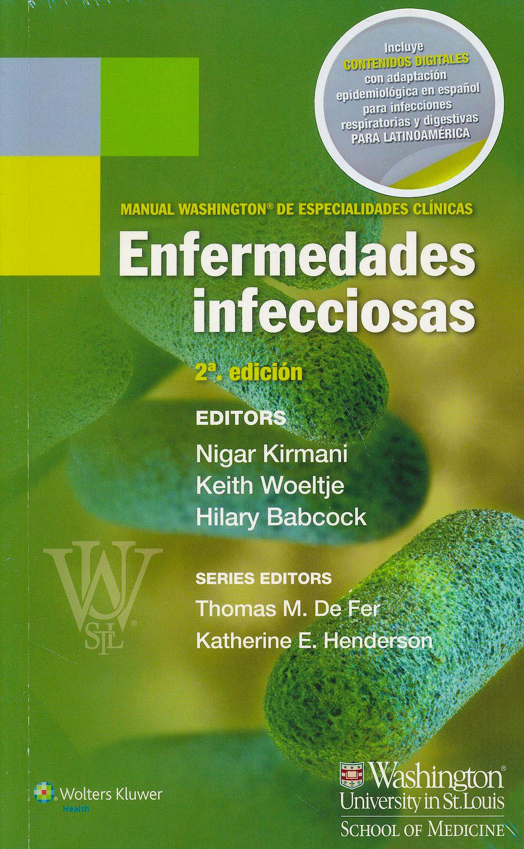 Portada del libro 9788416004065 Manual Washington de Especialidades Clinicas: Enfermedades Infecciosas