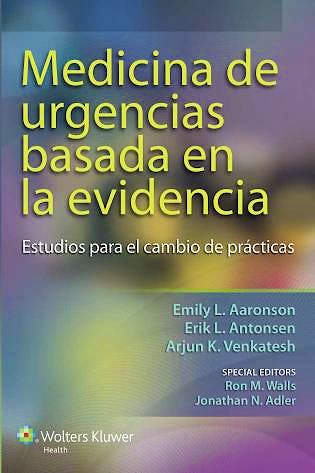 Portada del libro 9788416004836 Medicina de Urgencias Basada en la Evidencia. Estudios para el Cambio de Prácticas