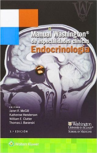 Portada del libro 9788416004942 Manual Washington de Especialidades Clínicas: Endocrinología