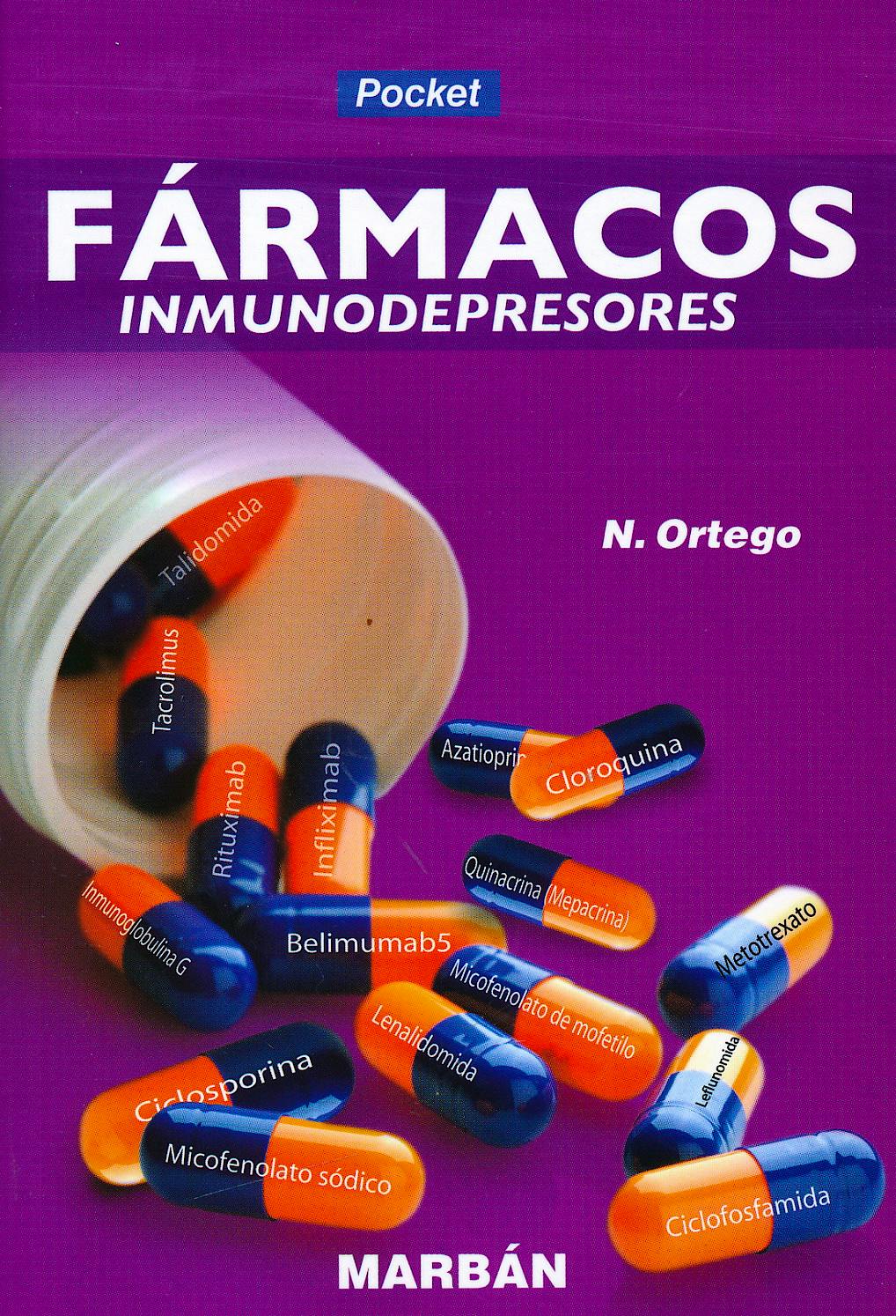 Portada del libro 9788416042364 Fármacos Inmunodepresores (Edición Pocket)