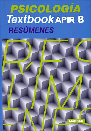 Portada del libro 9788416042821 Psicología Textbook APIR 8. Resúmenes